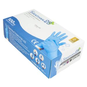 100ct Nitrile Disposable Gloves- Large