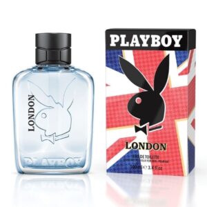Playboy London Eau de Toilette Spray for Men, 3.4 oz