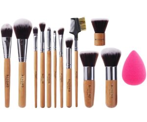 12+1 Bamboo Makeup Brush Set