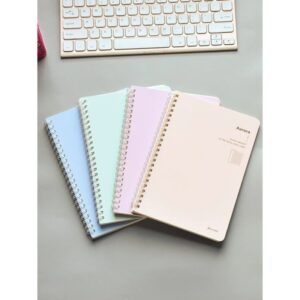 Letter Graphic Random Color Notebook