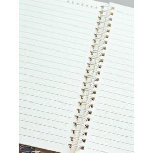 Letter Graphic Random Color Notebook