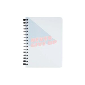 Slogan Graphic Cover Random Spiral Notebook