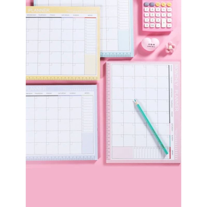 Monthly Plan Random Memo Pad - JJ Gold International