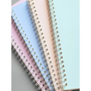 Letter Graphic Random Color Notebook