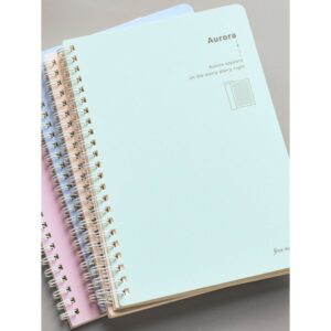 Letter Graphic Random Color Notebook