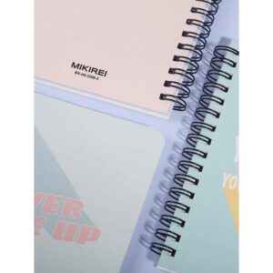 Slogan Graphic Cover Random Spiral Notebook