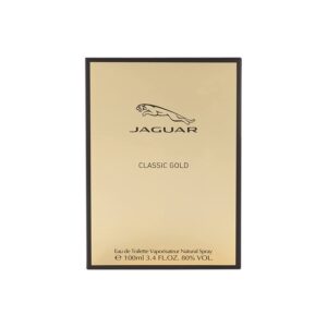 Jaguar Classic Gold for Men Eau de Toilette Spray 3.4 oz