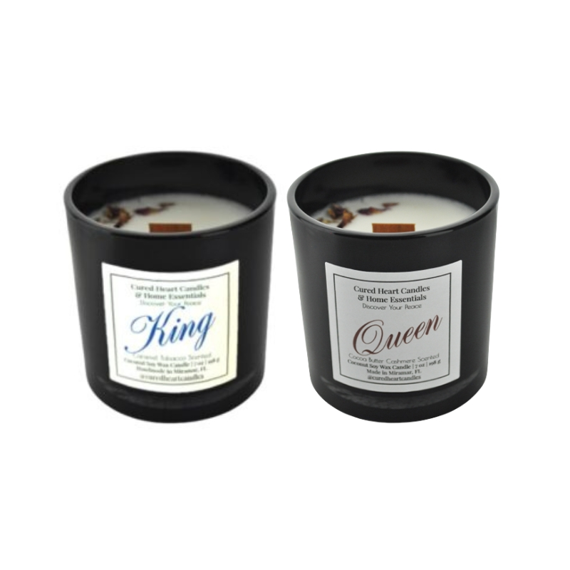 Cured Heart Candles King and Queen Candle Bundle - JJ Gold International