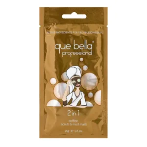 Que Bella Professional 2-in-1 Coffee Scrub and Mud Mask