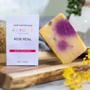 Rose petal soap bar